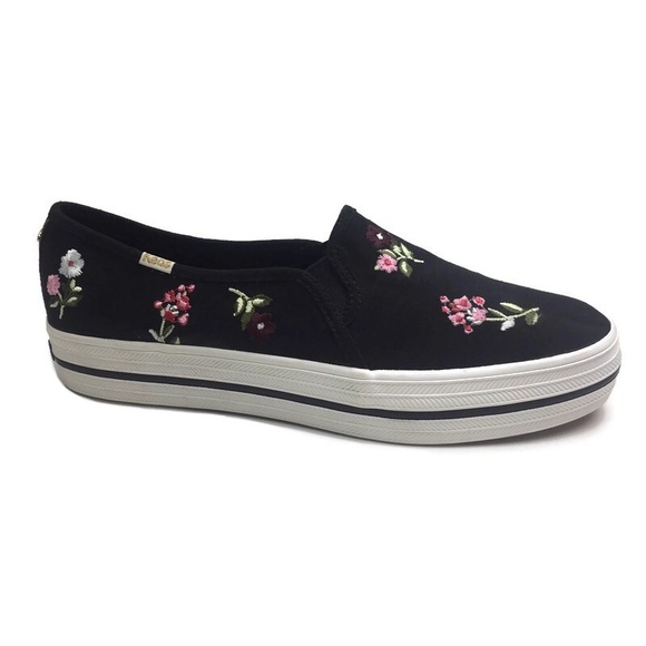 Keds Kate Spade Triple Decker Floral Sneakers 9.5